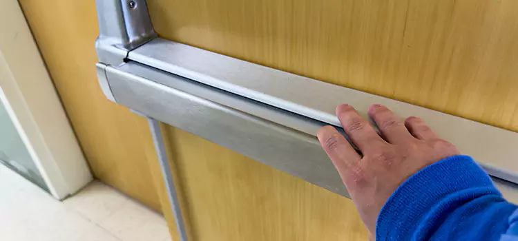 Installing a Push Bar on a Door Hayward